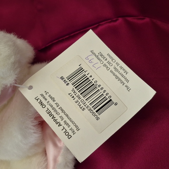 🪆Doll baby fur coat for Collector doll brand Reborn Baby Dolls - Picture 3 of 6